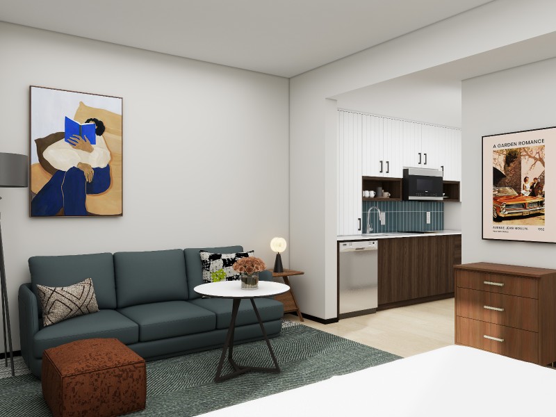 Staybridge Suites Gen 7.0 Blue Scheme Kitchen